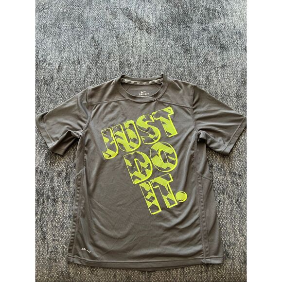Youth Large Nike Dri-FIT Just Do It Graphic T-Shirt - Picture 1 of 5